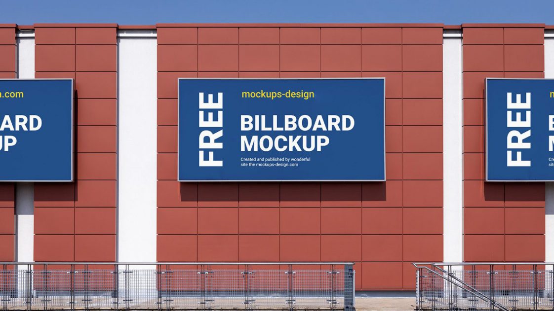 Billboard Free Mockup Set Psd Files Psfiles