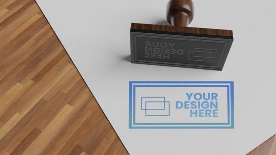 Free Round Rubber Seal Logo Stamp Mockups Psd Set Psfiles