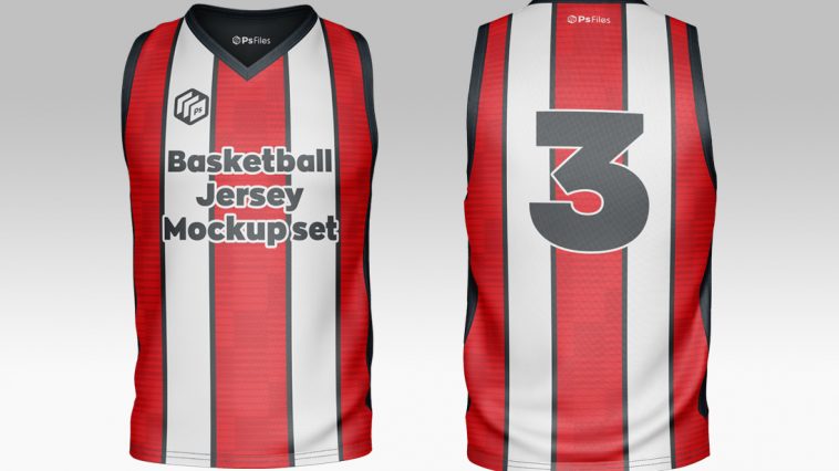 Free Basketball Jersey Mockup 3 PSD Set PsFiles