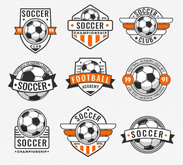 Free Soccer Logos Design Templates In EPS PSD Files