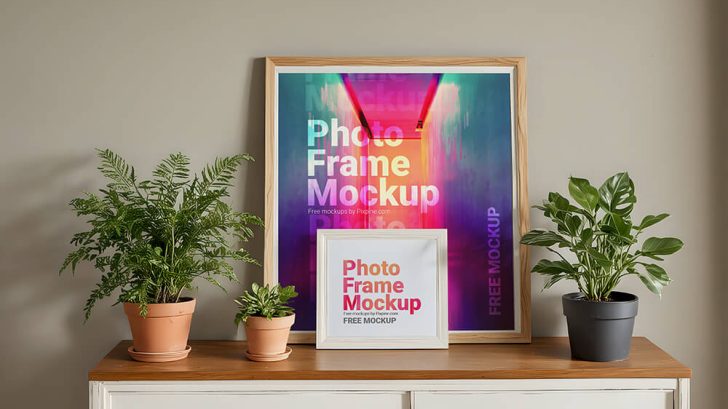 Free Wall Picture Frame Mockup PSD PsFiles