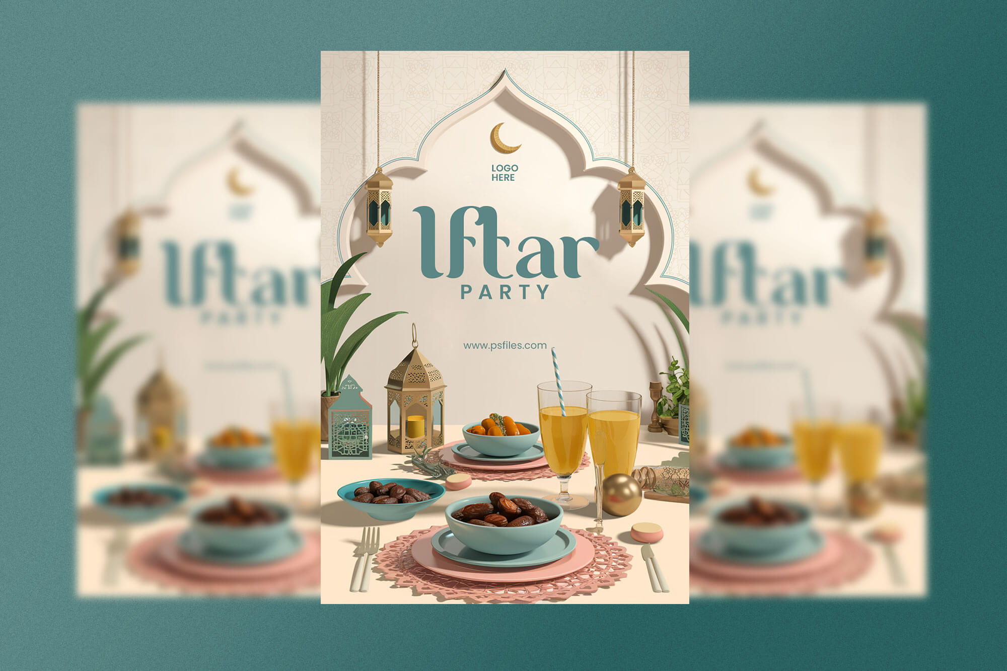 Free Iftar Party Social Media Flyer Psd Psfiles