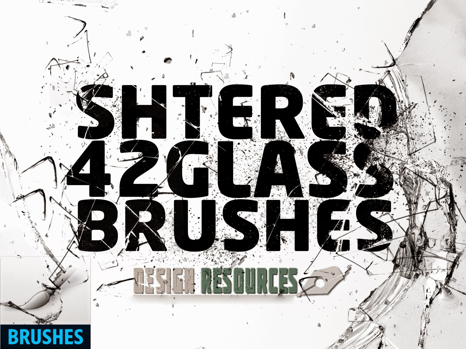 15 Procreate Broken Glass Brush, Shattered Glass (1412510)