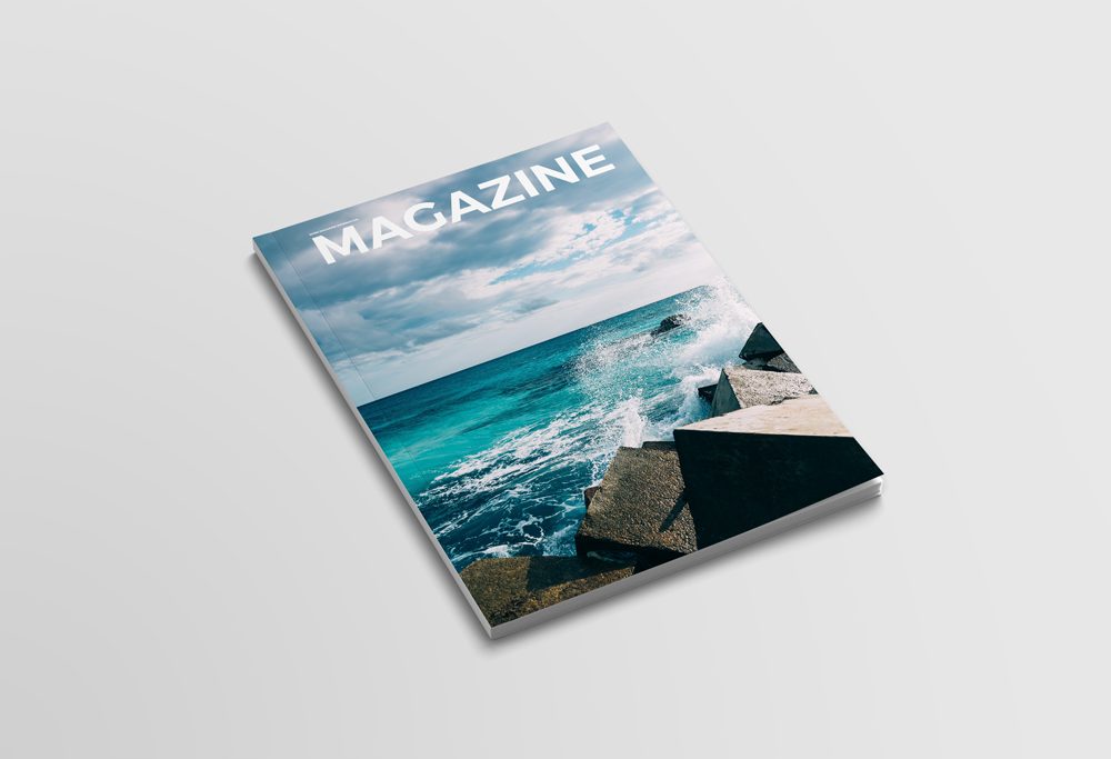 Download Clean Magazine Cover Mockup Psfiles