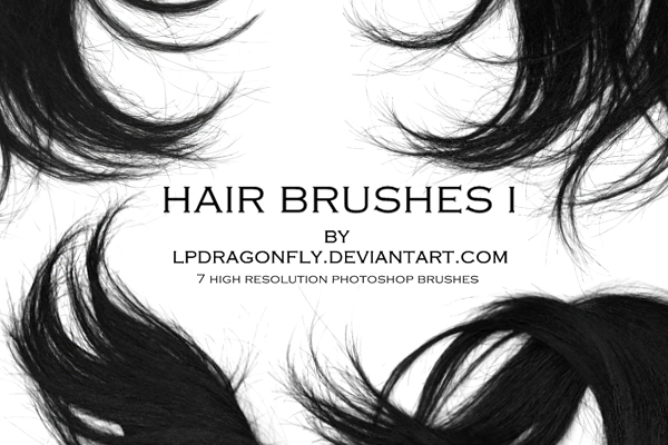 Hair Brushes 1 by ivadesign - PsFiles