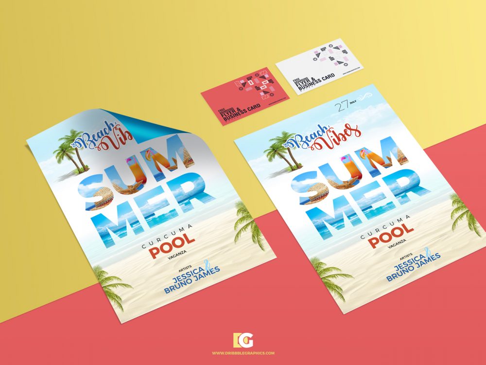 Download Free Business Card And Flyer Mockup Psd Psfiles