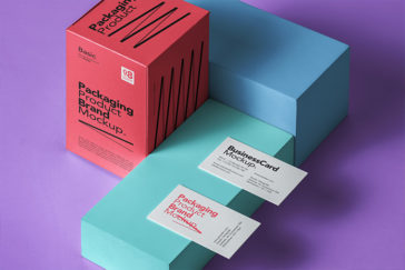 Product Packaging Box PSD Mockup - PsFiles