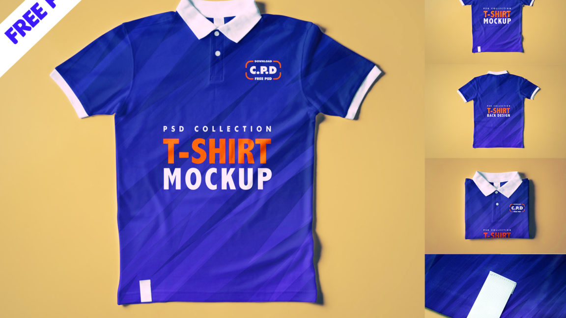 Football or Soccer Jersey and Logo Mockup - PsFiles