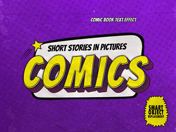 Download Old Comics Text Effects Set Psfiles