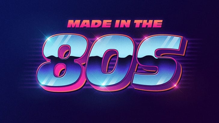 Free 80s Style Text Effect PSD - PsFiles