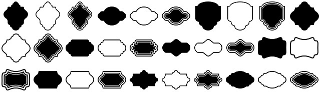 label shapes for photoshop free download