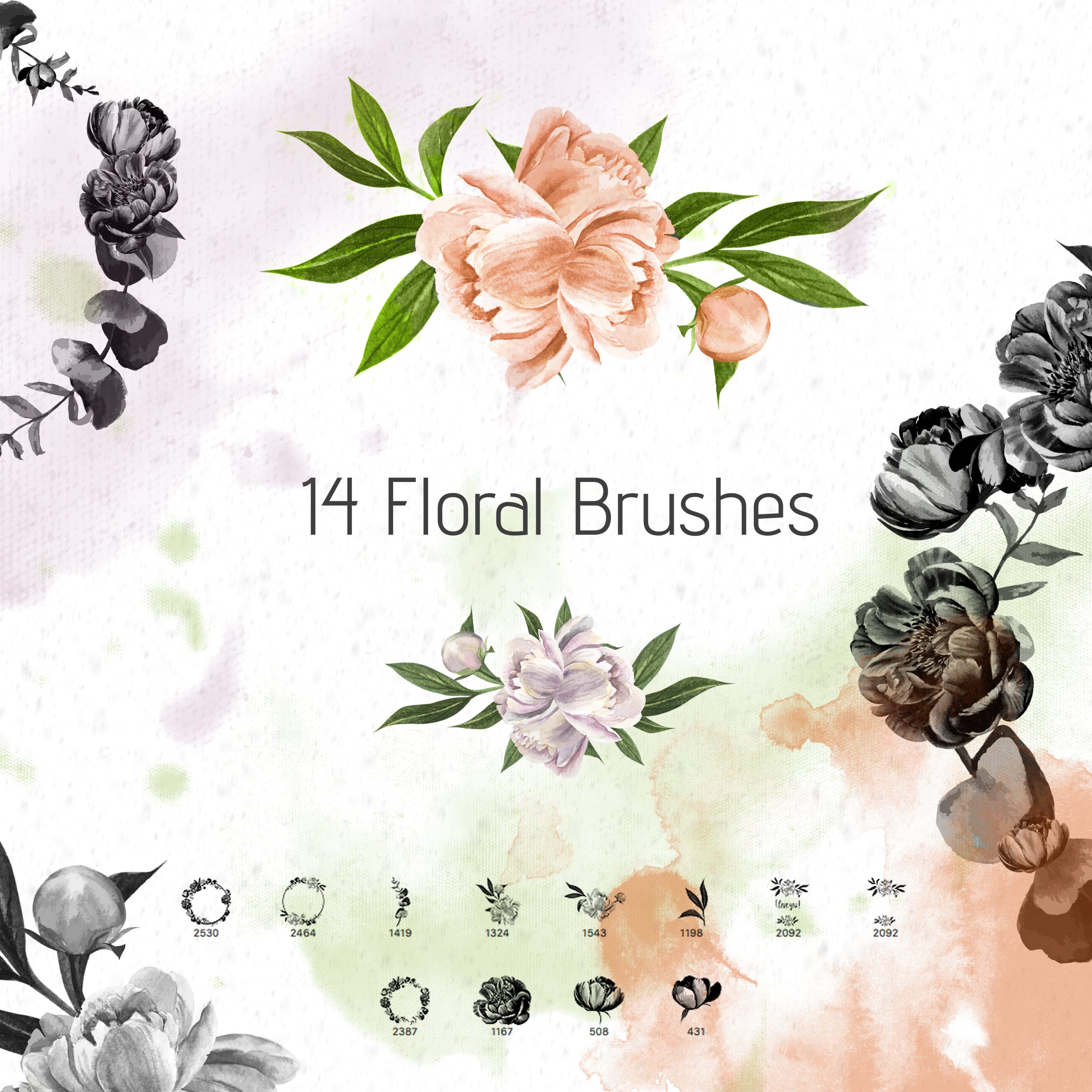 download brush bunga untuk photoshop