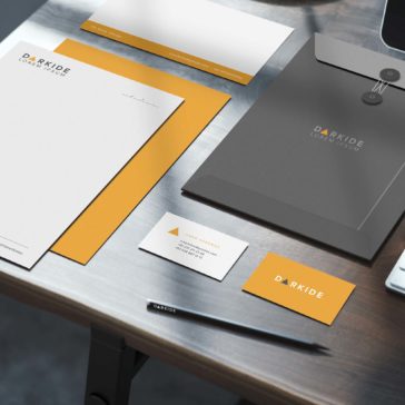 full Corporate Identity stationery Mockup
