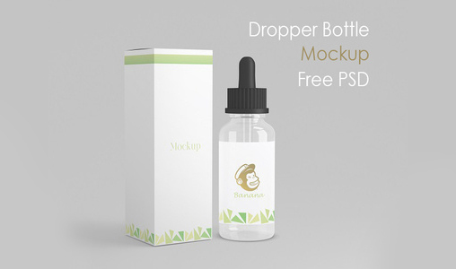 Download Droper Bottle Box Package Free Psd Mockup Psfiles