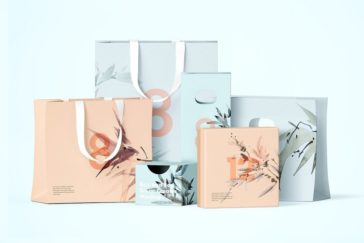 mockup scene of package design
