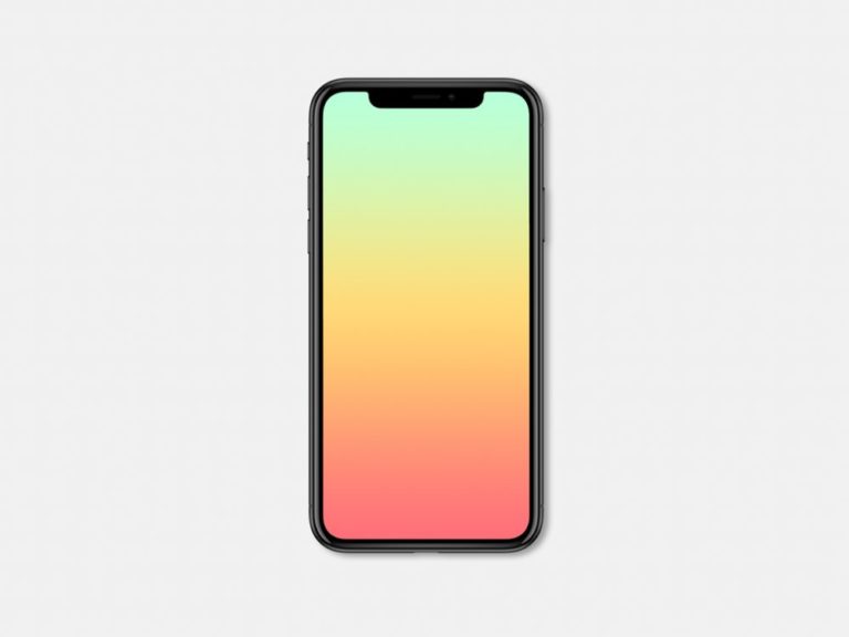 Clean black and white free iPhone X Mockup PSD PsFiles