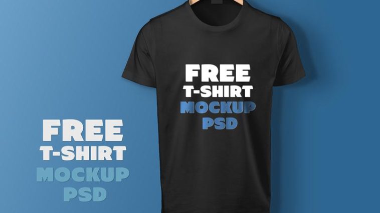 White Hanging T-Shirt Mockup PSD - PsFiles