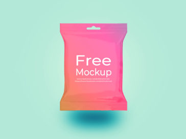 Floating pakcage mockup