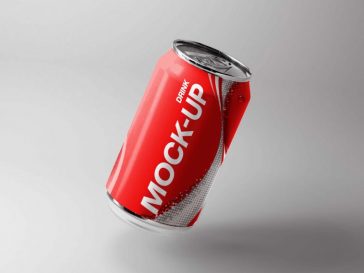 tin can mockup