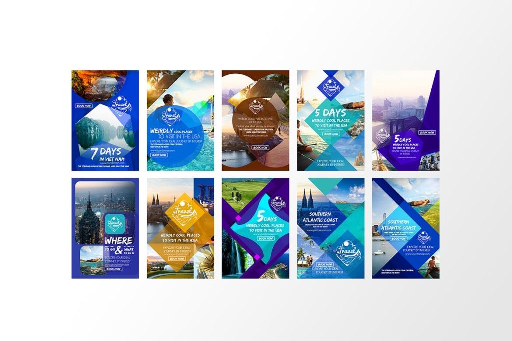 40 Travel Banners Design PSD Template - PsFiles