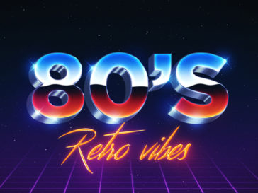 Retro Style PSD text style photoshop