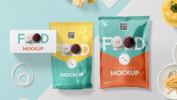 Free Food Packaging Mock-up PSD