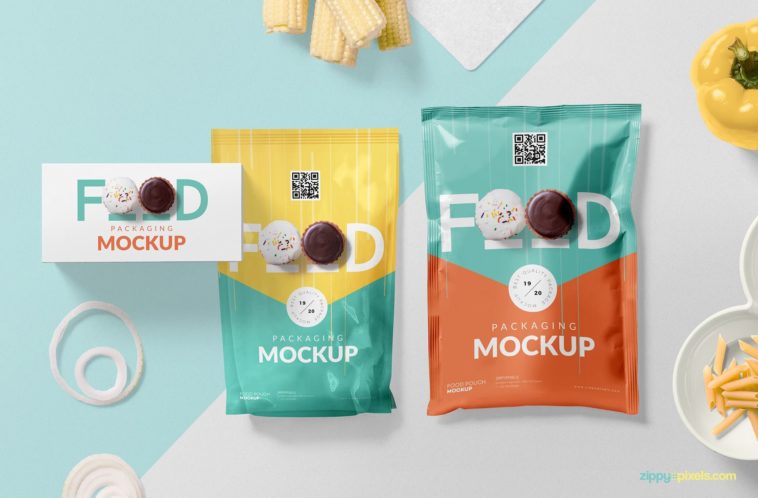 Free Food Packaging Mock-up PSD