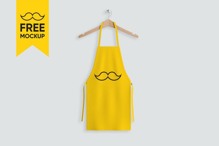 Free Chef Apron Mockup