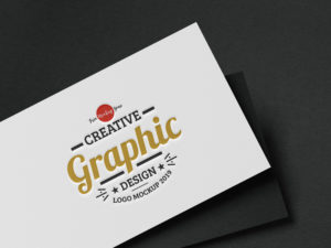 Business card mockup PSD