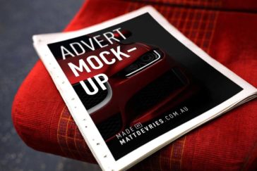 Free Smart Newspaper Advertising Mockup
