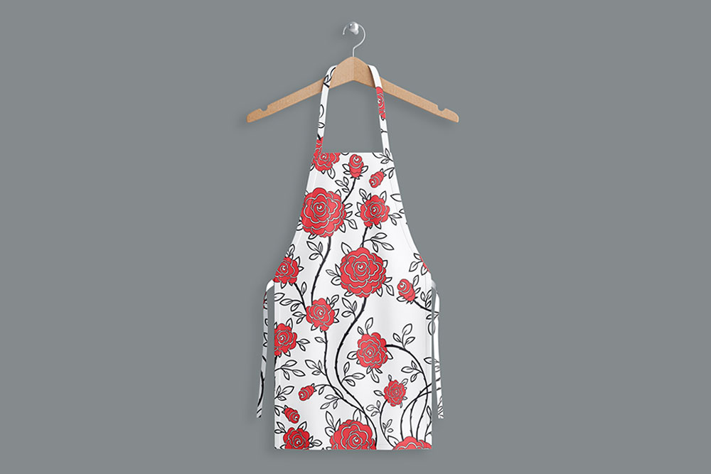 Download Realistic Free Hanged Apron Mockup Psd Psfiles