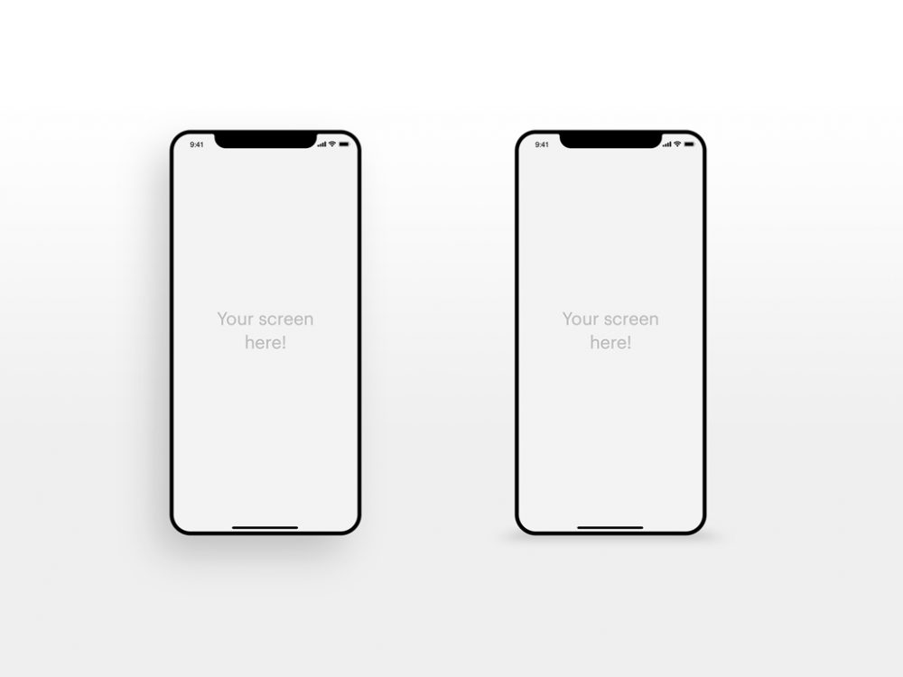 Download Free Minimal Iphone Xs Mockup Psfiles