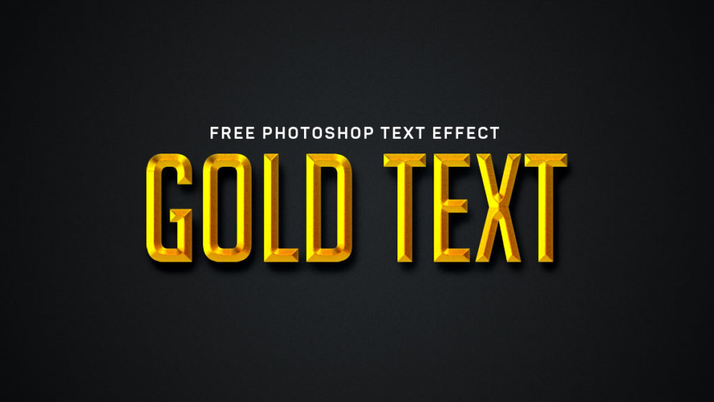 antique gold photoshop text effect download