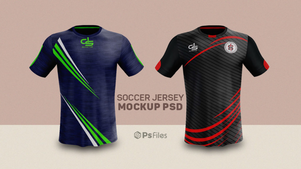 Free Soccer Jersey Mockup PSD - PsFiles