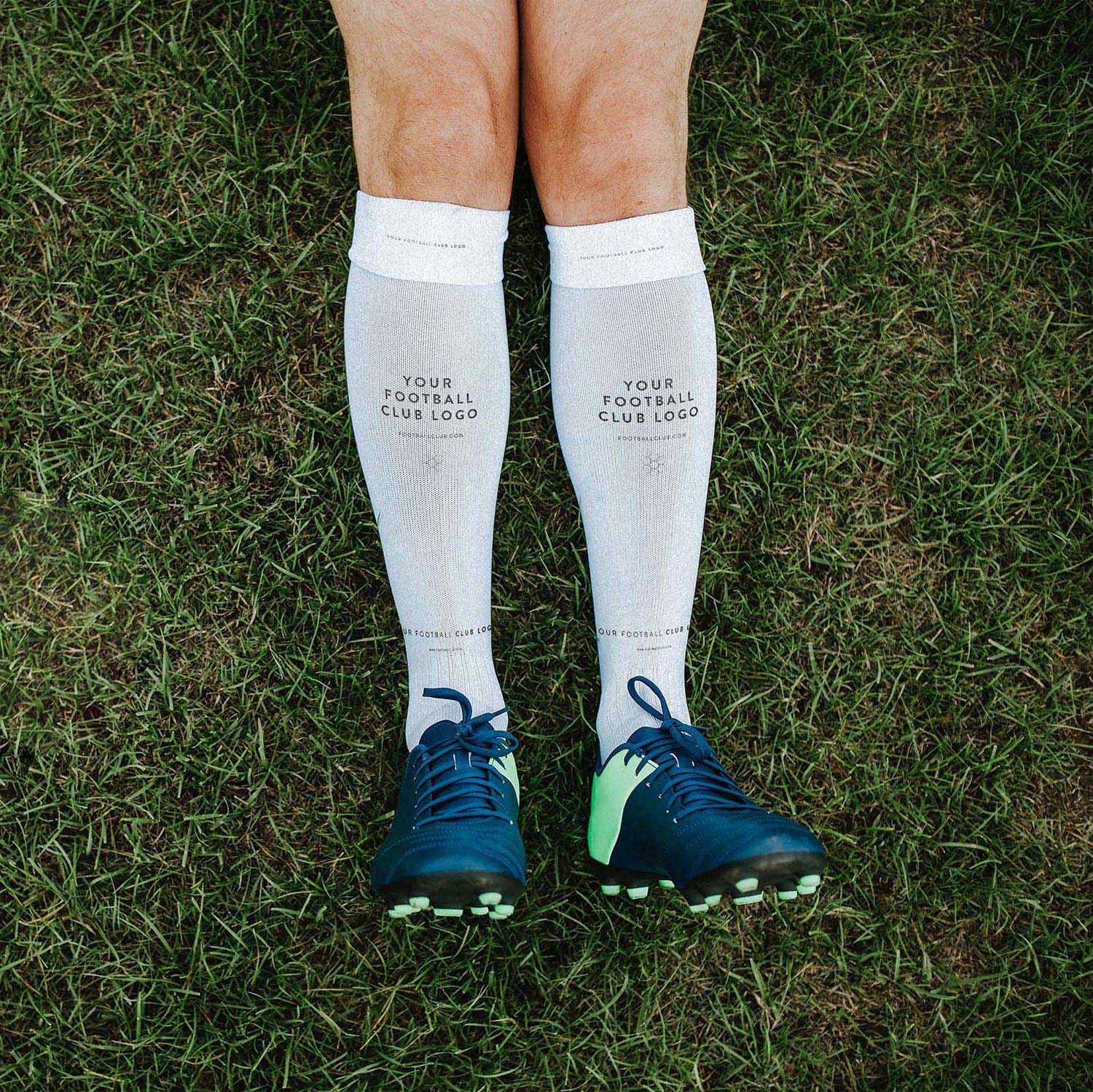 Free Soccer Football Socks Mockup PSD - PsFiles