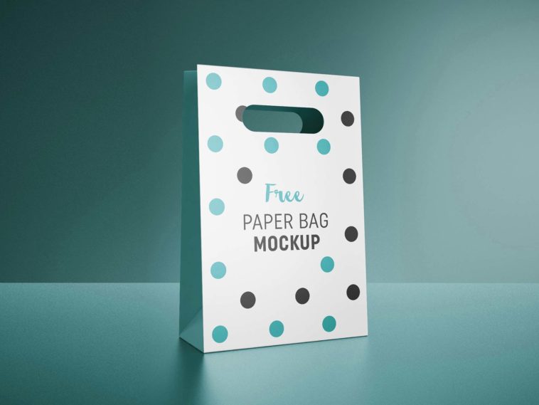 Paper Carry Bag PSD Mockup 2019