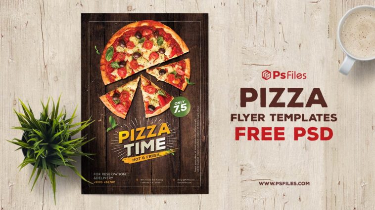 Pizza Menu Card Design PSD FIle Free Download