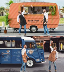 2 Food Truck Mockup PSD - PsFiles