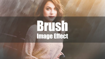 Postrait Brush effect inspiringbee free psd file