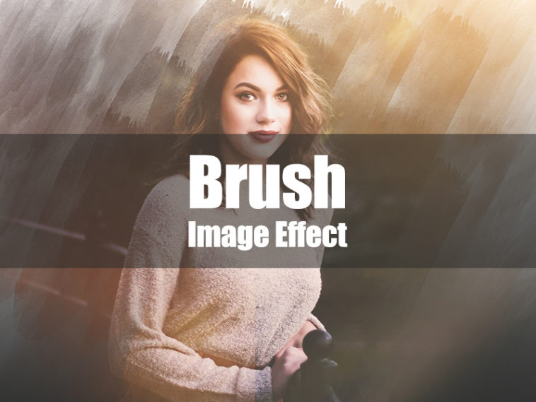 Postrait Brush effect inspiringbee free psd file
