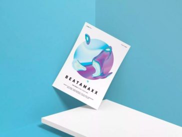 A4 Paper Flyer Mockup