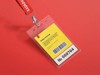 Free Name Tag ID Badge Mockup PSD - PsFiles