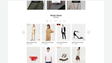 Amazone Style Clothing Website Template