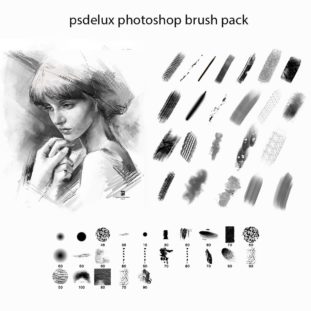 Free Digital Paint Photoshop Brush Pack - PsFiles