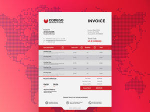 Free Invoice PSD Templates