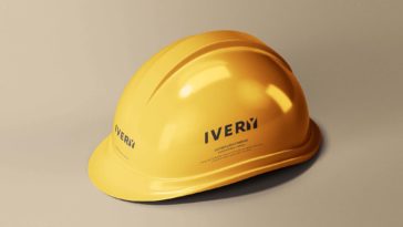 Free Construction Safety Helmet / Cap Mockup PSD