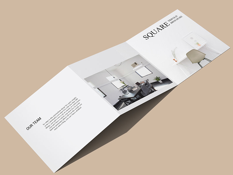 Download Free Square Trifold Brochure Mockup Psd Psfiles