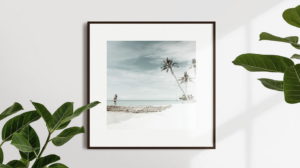 Minimal Poster Frame Mockup on Wall