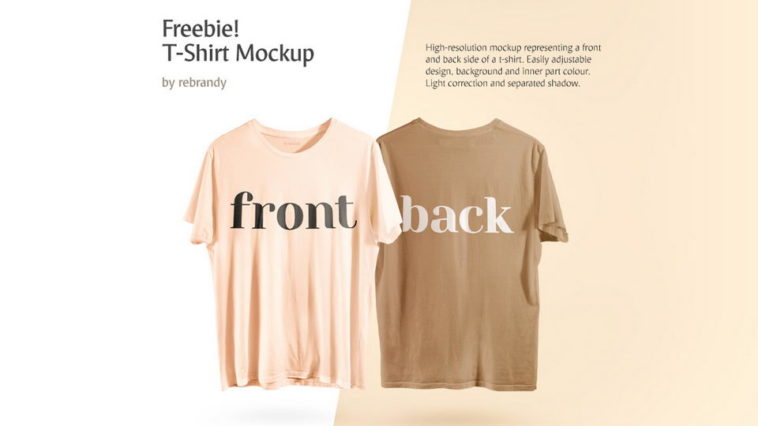 Download Free Front And Back T Shirt Mockup Psfiles