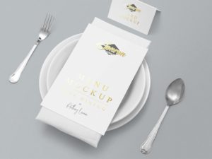 Restaurant Menu Mockup
